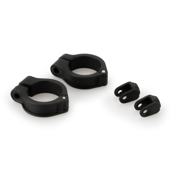 Puig R19 Frame Slider Adapters For Auxiliary Lights Black